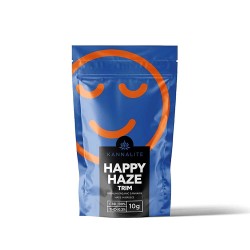 HAPPY HAZE TRIM 10g Ελληνικοί βιολογικοί ανθοί CBD τριμμένοι