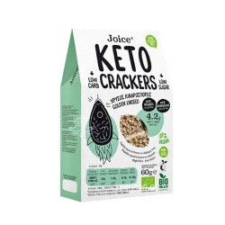 Joice Keto Crackers με Χρυσό Λιναρόσπορο 60gr