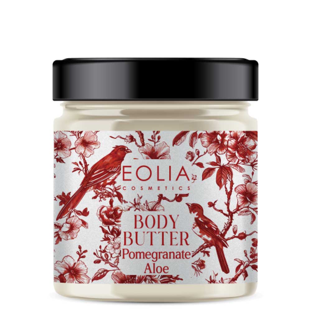 EOLIA VEGETABLE BODY CREAM - POMEGRANATE & ALOE 200ml