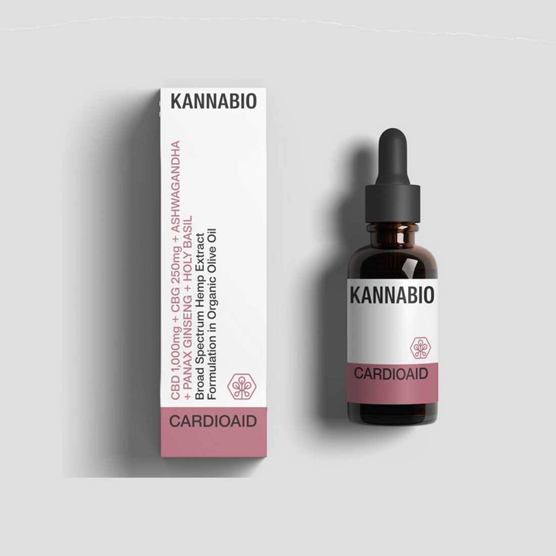 CARDIOAID CBD+CBG+Adaptive herbs (1,250mg/10ml)