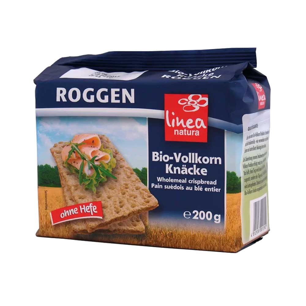 RYE CRACKERS (without yeast) BIO 200g.