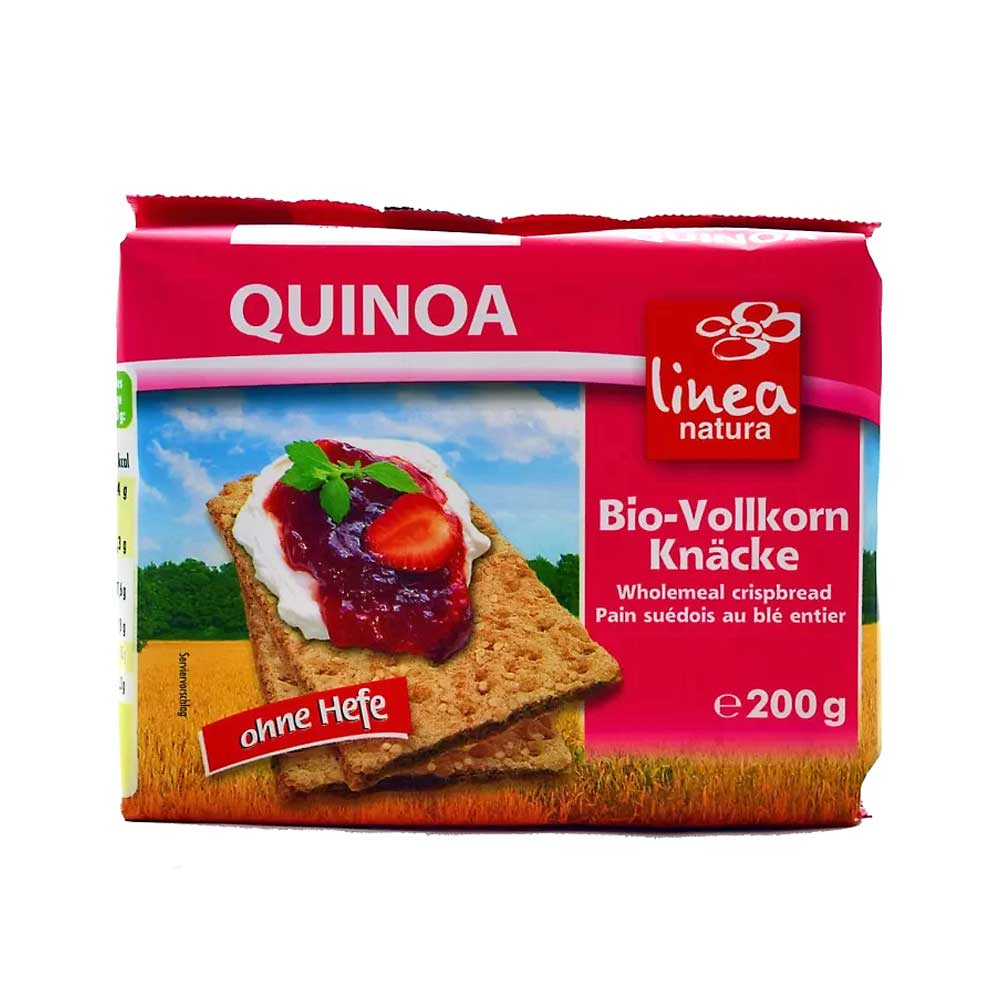 RYE CRACKERS WITH QUINOA ORGANIC 200g. YEAST-FREE