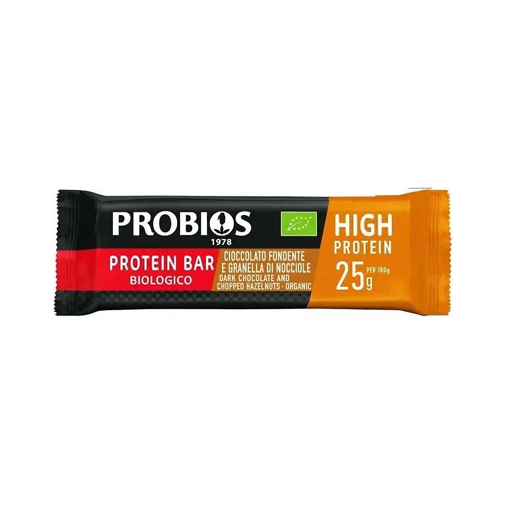 25% Protein Bar with Cocoa & Dark Chocolate Coating Organic – 40 g