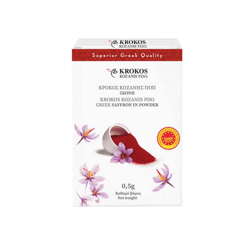 Crocus sativa (Safran) Kozani's 1g powder - the Greek herb of joy
