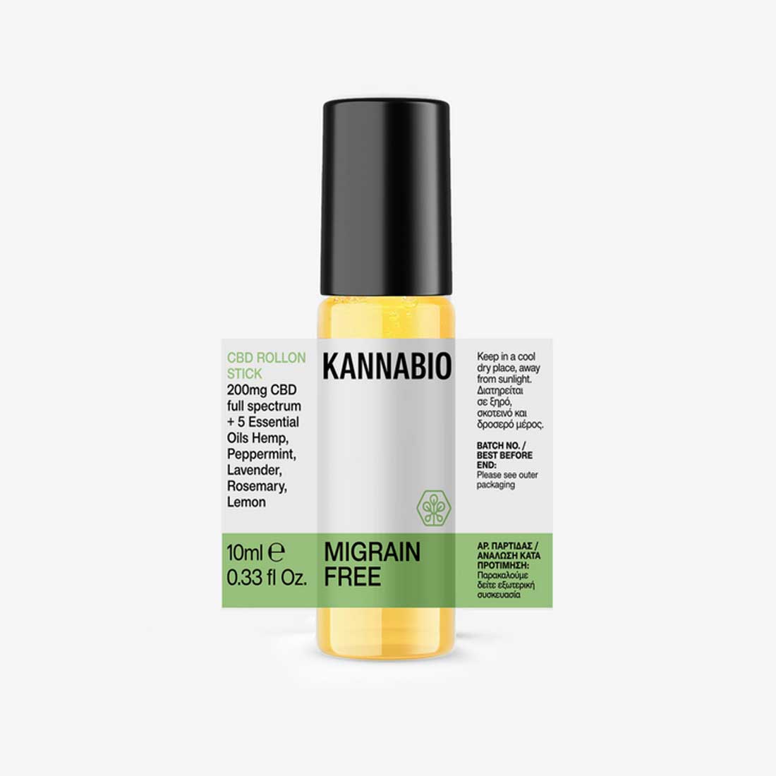 MIGRAINEFREE ROLLON STICK (CBD 200mg/ 10ml)