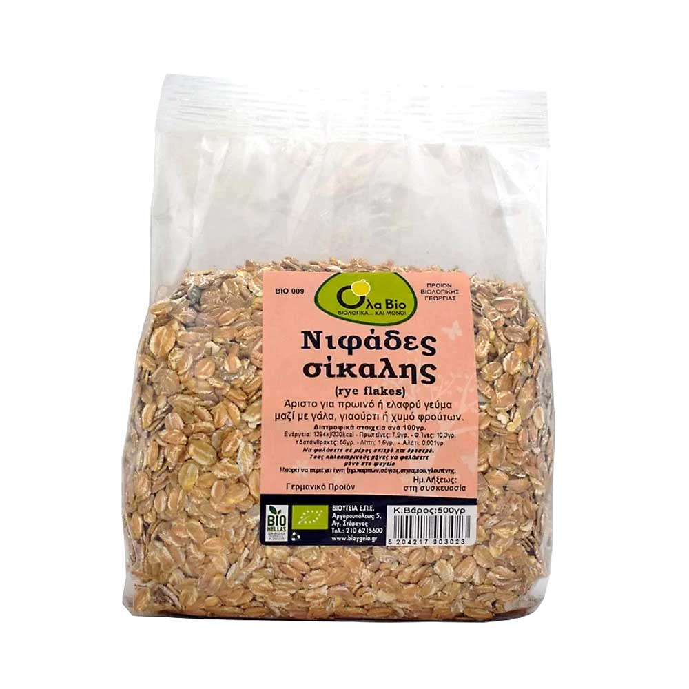 RYE FLAKES BIO 500gr.