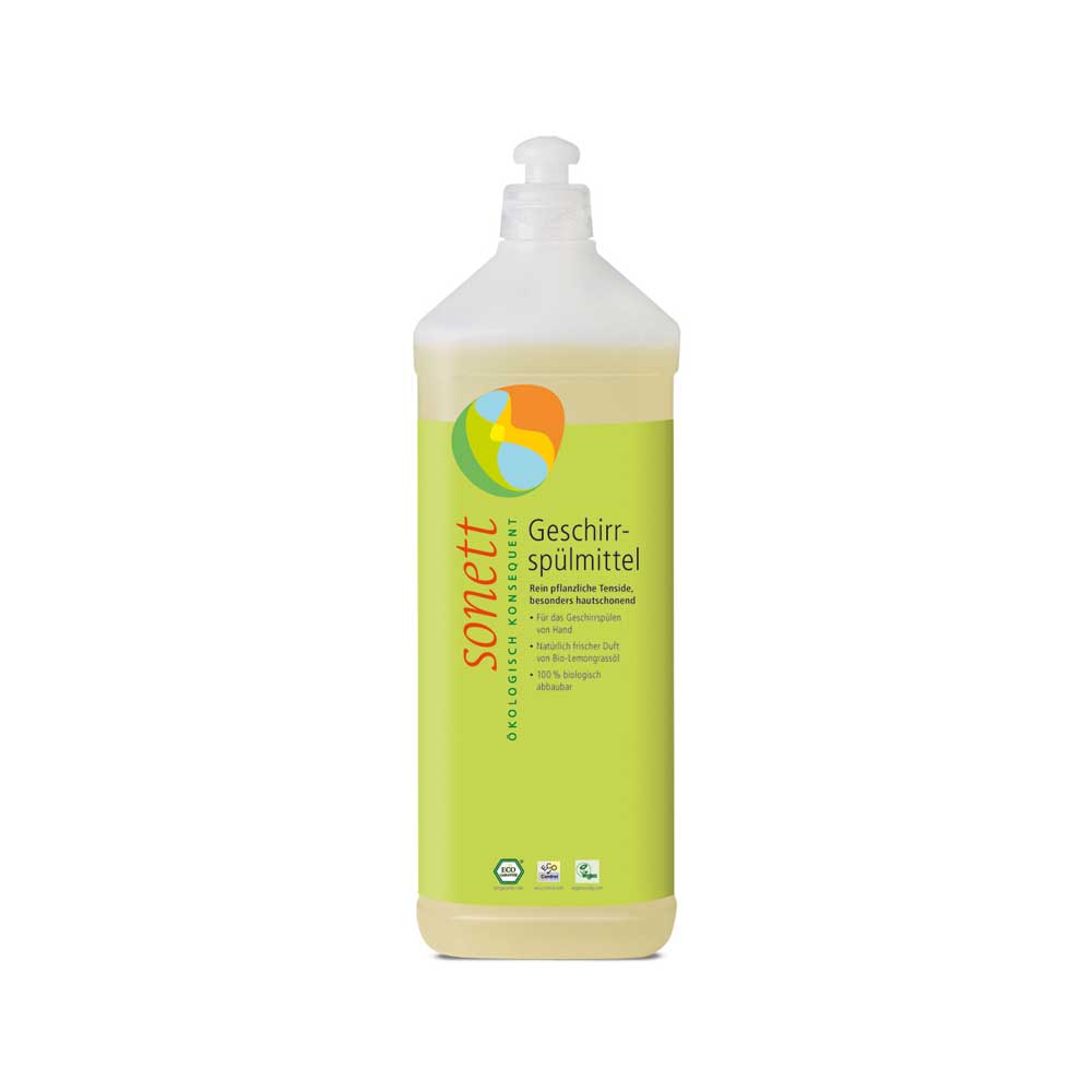 Sonett Ecological Liquid Dishwashing Detergent 1L lemon