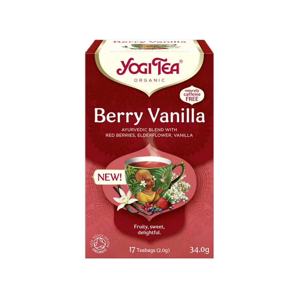 YOGI TEA BERRY VANILLA BIO 17 sachets.