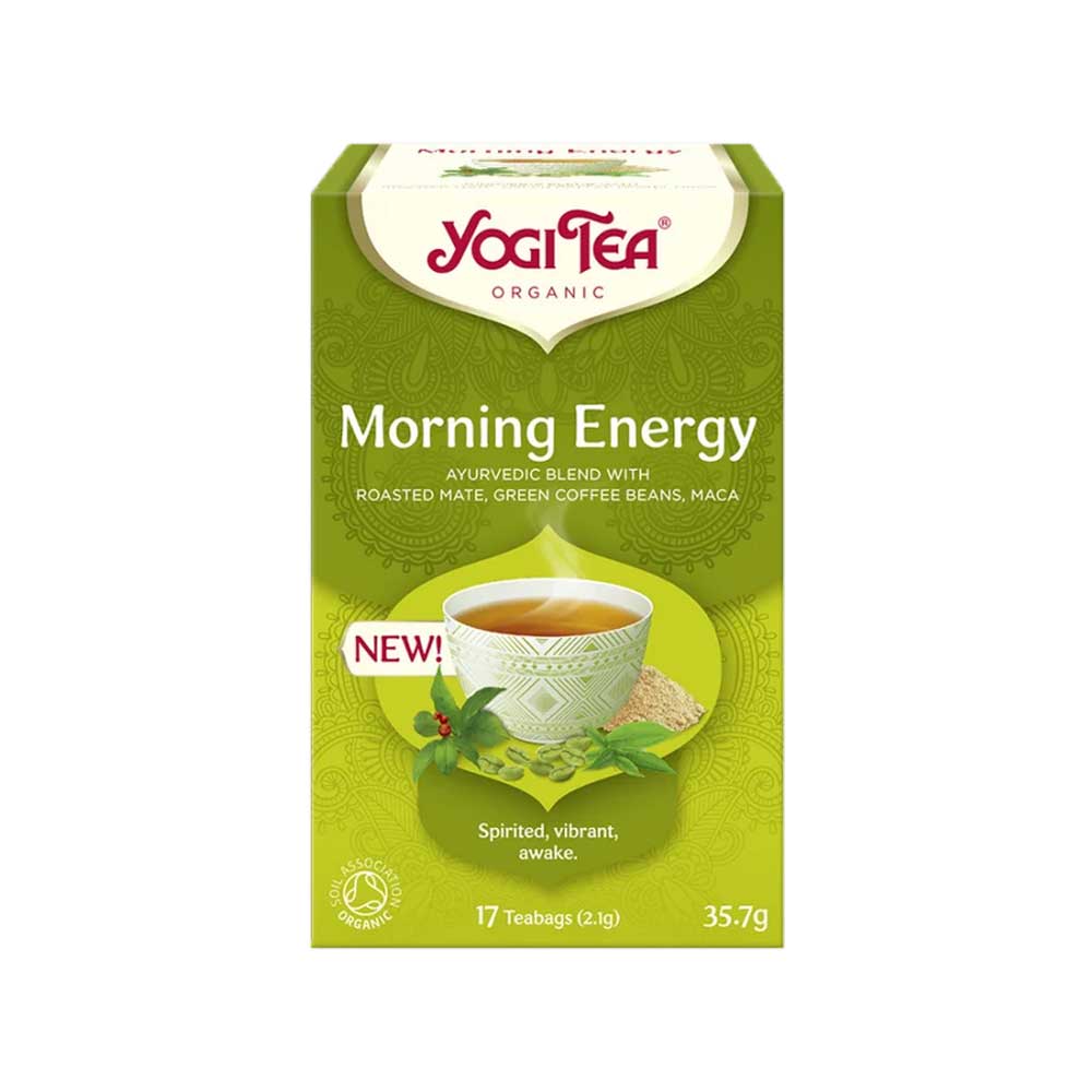 YOGI TEA MORNING ENERGY BIO 17 sachets.
