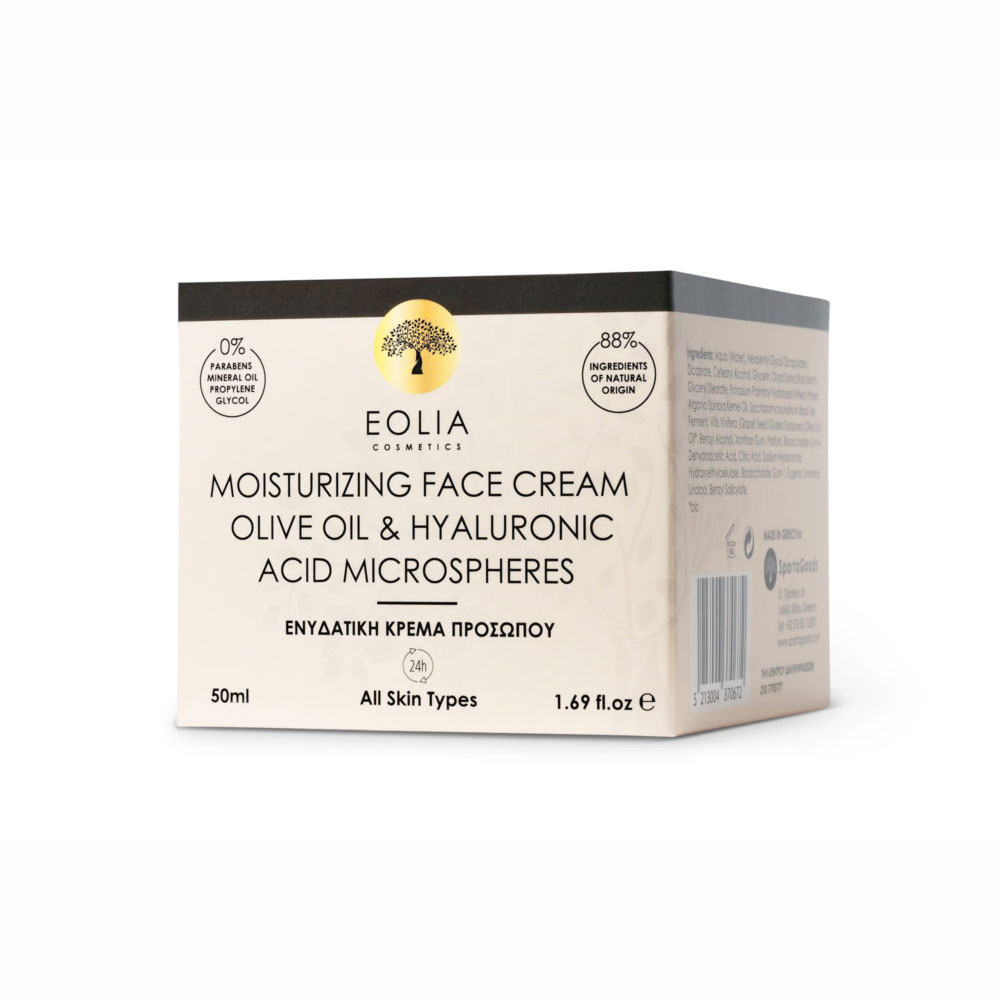 EOLIA MOISTURIZER WITH OLIVE OIL & HYALURONIC MICROSPHERES 50ml