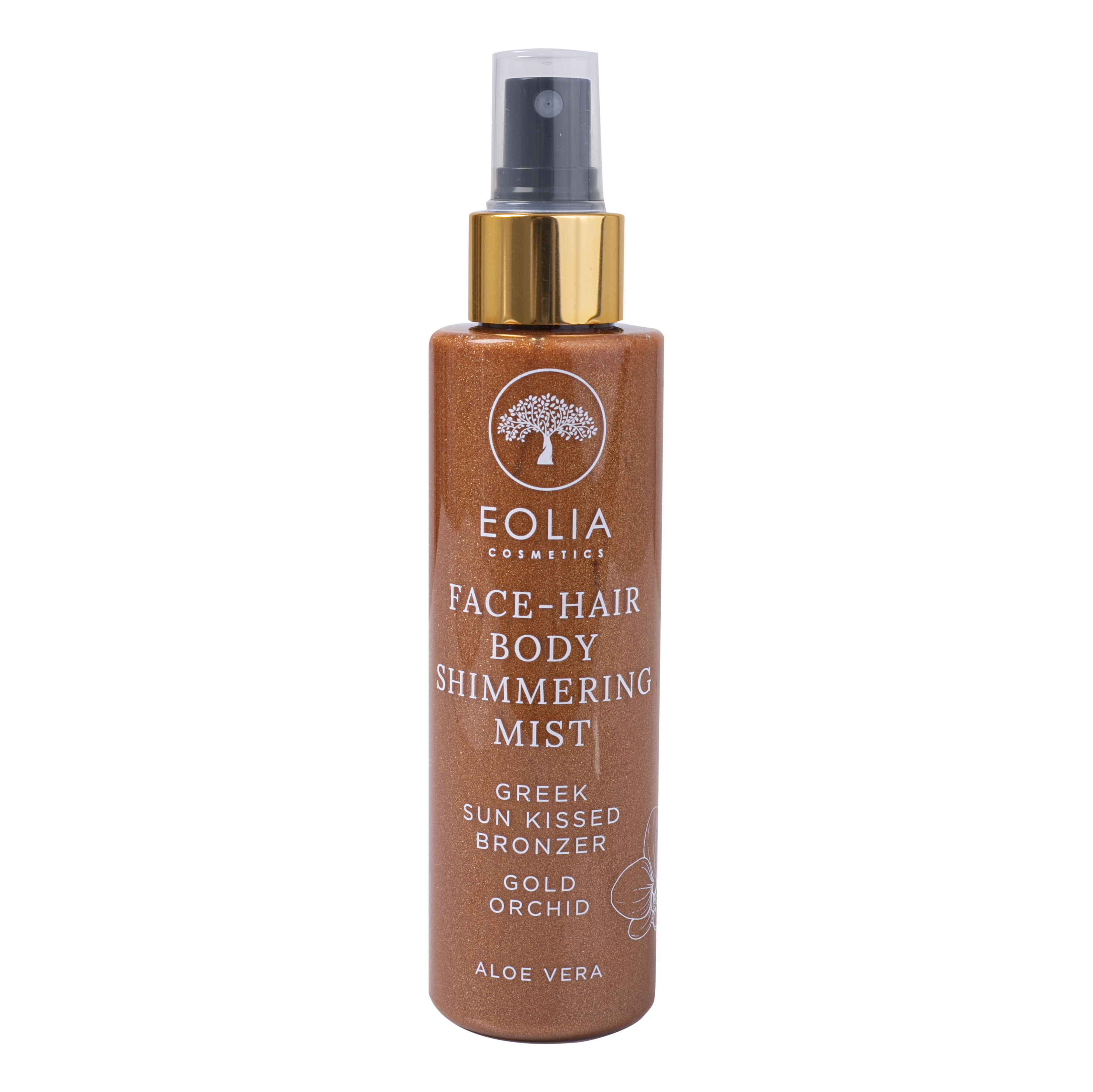  Face – Hair & Body Mist Shimmer Greek Sunkissed Bronze Gold Orchid