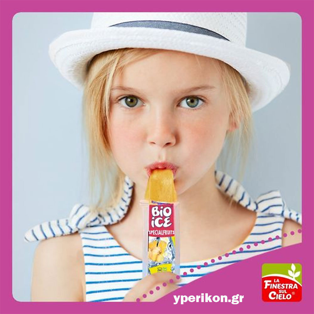 ORGANIC GRANITES with Sugar-Free Fruit "Bio Ice" Kids 10pcs - your kids will love them!