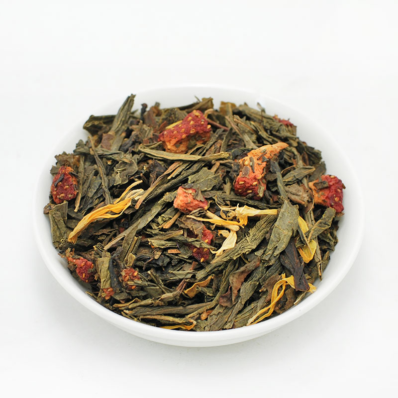 ROMANCE, Chinese green tea, with vanilla & strawberry