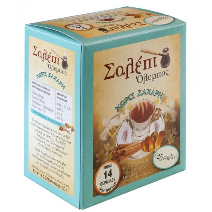 OLYMPUS SALEPI WITHOUT SUGAR (25 SERVINGS) 100g