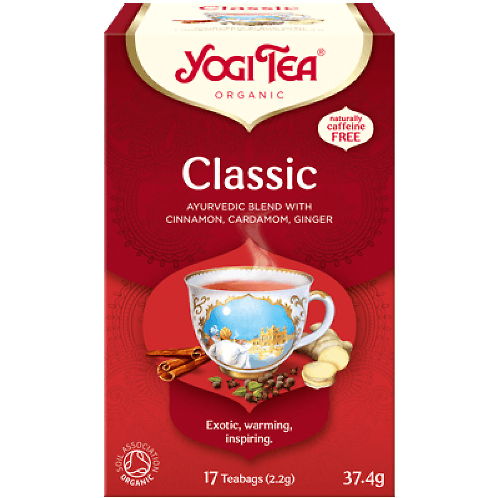 YOGI TEA CLASSIC BIO 17 sachets - warming, colds, indigestion